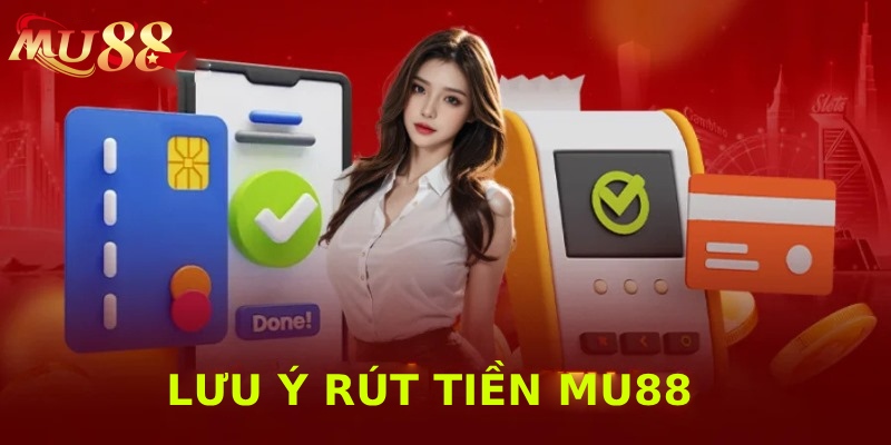 Tham khảo các lưu ý để thao tác rút tiền MU88 được trơn tru